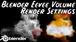 Blender Eevee Render Settings for Volume [upl. by Eicyac886]