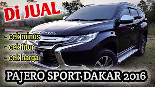 JUAL MOBIL BEKAS MITSUBISHI PAJERO SPORT DAKAR 2016 MOBIL BEKAS JAWA TIMUR [upl. by Herbert]