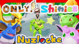 Beating a Nuzlocke Only using Shiny Pokemon [upl. by Bazluke]