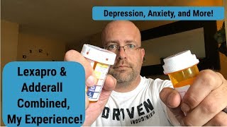 Lexapro and Adderall for Anxiety amp Depression My Experience [upl. by Fabriane]