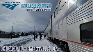 Riding Amtraks California Zephyr  Superliner Roomette  ChicagoEmeryville [upl. by Ninnahc]