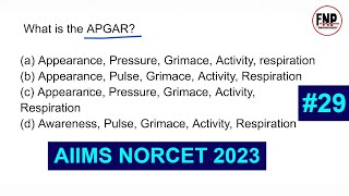 norcet exam preparation I aiims norcet 2023 I aiims norcet questions and answers 29 [upl. by Gasper]