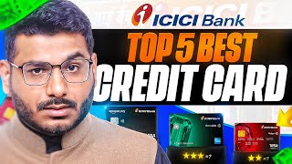 Best 5 Credit Cards Of ICICI Bank [upl. by Silva591]