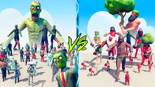 GIANT UNITS TEAM vs ZOMBIE TEAM  Totally Accurate Battle Simulator TABS [upl. by Submuloc329]