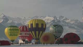 Winterballonfestival in Zell am See  Kaprun [upl. by Anyad]