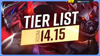 NEW TIER LIST for PATCH 1415  League of Legends [upl. by Nanji465]