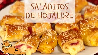 Saladitos de Hojaldre Rellenos 🥟 ¡CASEROS [upl. by Oberheim567]