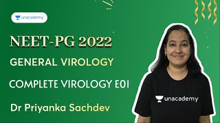 NEET PG  General Virology  Complete Virology E01 E04  Dr Priyanka Sachdev [upl. by Lennon228]