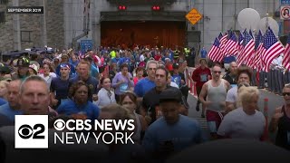 Tunnel to Towers 5K Run amp Walk 2024 starts in Brooklyn [upl. by Toomay]