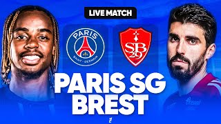 🔴🔵 PSG  BREST LIVE  🔥ALLEZ PARIS  🚨LAVANT LIGUE DES CHAMPIONS   🏆VICTOIRE OBLIGATOIRE   L1 [upl. by Aisel]