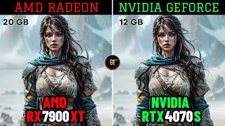 AMD vs NVIDIA RX 7900 XT vs RTX 4070 Ti Super FaceOff [upl. by Nalniuq886]