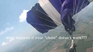 skydive parachute malfunction [upl. by Sire963]