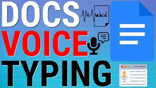 Google Docs Use Voice Typing [upl. by Atik]