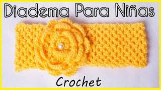 Bello cintillo tejido a crochet paso a paso  Diadema a ganchillo  Tiara o vincha a crochet [upl. by Samale]