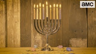 Menorah by the Fire Holiday Ambience Cozy 🕯 Hanukkah ASMR [upl. by Storm692]