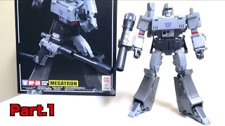 驚異の完全変形！トランスフォーマー マスターピース MP 36 メガトロン ヲタファの慈愛大帝レビュー Part1  MP36 Megatron Transformers [upl. by Nalyk644]