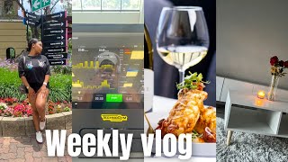 WEEKLY VLOG  MY INNER CHILD IS SO HAPPY  DINNER DATE WITH kamogelomosiane COOKING GYM AND MORE [upl. by Nylak]