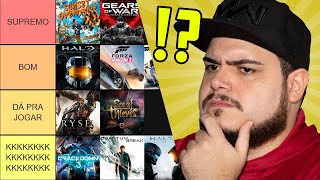 TIER LIST DE JOGOS EXCLUSIVOS DE XBOX ONE  SIDÃO DO GAME [upl. by Revned]