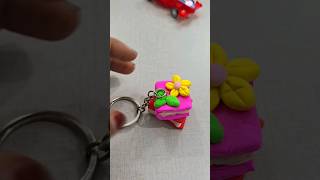 How to make book Keychain using super soft clay viralshort craft youtubeshorts claycraft diy [upl. by Ultun92]