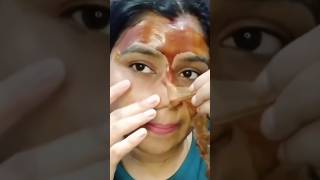 Everyuth naturals golden glow peel off mask amp Scrub shots skincare skincareroutine everyuth [upl. by Antonia]