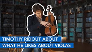 Violist TIMOTHY RIDOUT on his favorite sound of violas [upl. by Phail]