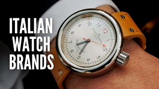 20 Italian Watch Brands You Should Know [upl. by Rozanna]