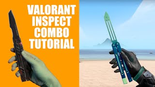 Valorant Inspect Animation Balisong Tutorial Advanced Combo 1 [upl. by Kingston]