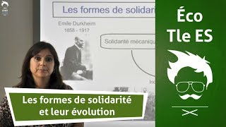 Économie  Terminale  BAC  Les formes de solidarité et leur évolution [upl. by Ellebyam]