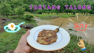 Tortang Talong  Philipino Eggplant Omelette [upl. by Otanod]