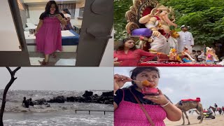 অবশেষে আজ চলে এলাম আমাদের গন্তব্যে  Ma r Meye Dujon mile darun enjoy korlam beach🏖️ e🤩 [upl. by Nnyrat]