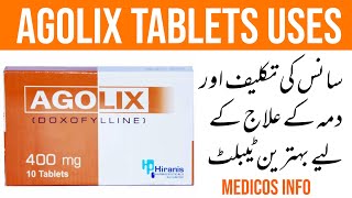 agolix tablet doxofylline 400 mg uses in urdu hindi  Doxofylline tablets uses and side effects [upl. by Careaga]