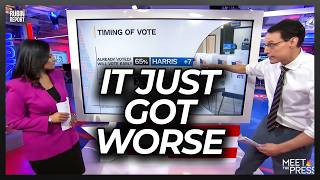 Watch Pollsters Face as He Realizes How Much Worse It Just Got for Kamala Harris [upl. by Trab]