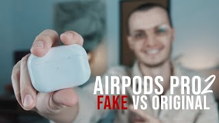 AirPods Pro 2 Original vs FAKE  Cât de bune sunt [upl. by Uohk]