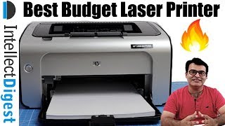 Best Budget Laser Printer For Personal Use HP P1108 Low Cost Durable Printer [upl. by Siana]