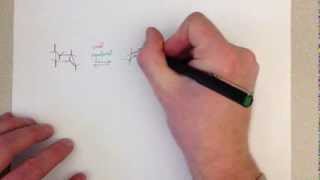 Drawing a Cyclohexane Chair [upl. by Anitram]