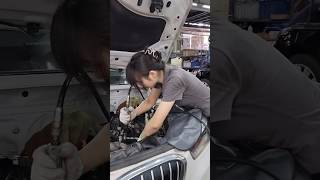 BMW damaged engine mount replacement [upl. by Nospmas]