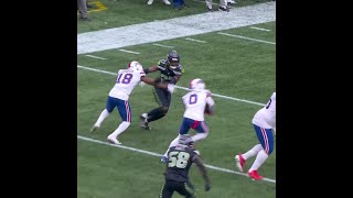 Keon Coleman catches for a 15yard Gain vs Seattle Seahawks [upl. by Emorej]