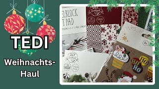 TEDI❣️Meine ersten Weihnachtsbastelsachen 2024 😍 [upl. by Ellenid47]