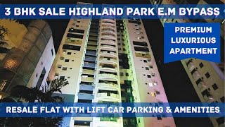 3 bhk Luxurious Resale Flat Sale at Highland Park  EM Bypass Ajoynagar  Call 9354258842 [upl. by Reina]