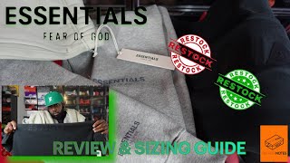 Fear of God Essentials SS22 REVIEW amp SIZING GUIDE 🚨 [upl. by Eilsil457]