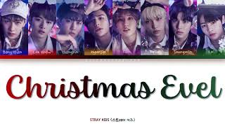 CHRISTMAS EVEL  STRAY KIDS COLOR CODED LYRICS [upl. by Jose]