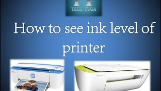 HOW TO SEE INK LEVEL OF HP PRINTERS [upl. by Kaile]