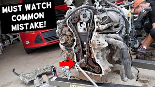 Mercedes Benz Timing Chain Removal amp Install Part 1  How To DIY [upl. by Aihpled]