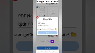 How to Merge PDF Files into one in Mobile smartphone mergepdf mergepdf [upl. by Nyltak619]