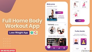 Develop Full Body Workout App in Android Studio With Source Code [upl. by Ssepmet]