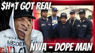 HT JUST GOT REAL NWA  DOPE MAN  REACTION [upl. by Leslee]