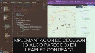 GEOJSON en Leaflet con React [upl. by Jarib]