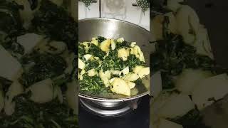 palak aloo methi recipe mix hari sabji recipe shortsvideo ytshortsbinapyaj lahsun [upl. by Aicsile106]