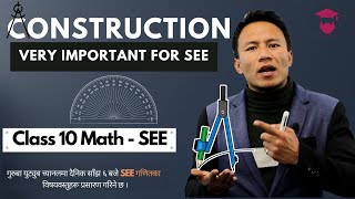 Construction in Nepali  Class 10 Compulsory Mathematics  SEE Important Question  Gurubaa [upl. by Kahle]