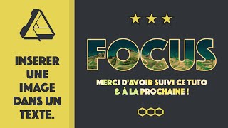 TUTO FUSIONNER UNE IMAGE amp UN TEXTE  AFFINITY DESIGNER FR [upl. by Gustie]